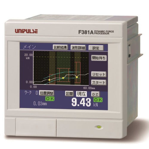 Индикатор нагрузки - F381A - UNIPULSE Corporation - момента / давления / с сенсорным экраном