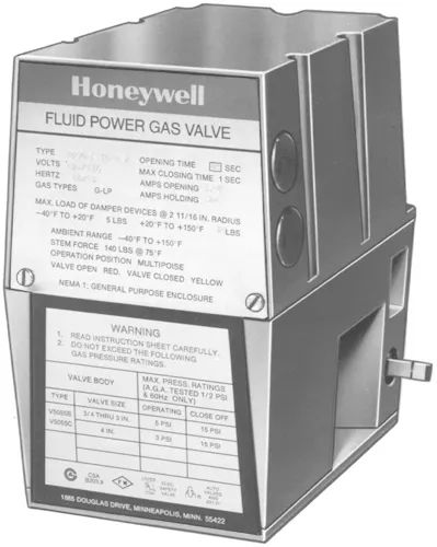 Электрический привод для клапана - V4062 series - Honeywell Thermal Solutions - поворотный / для газа
