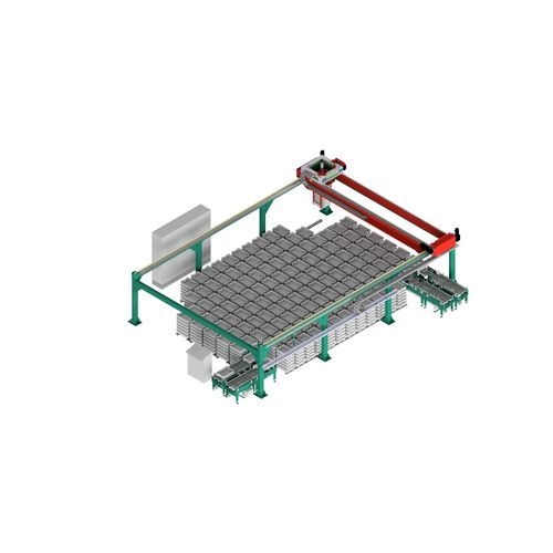 Система паллетизации с рамой - PROPAL P160 - project Automation & Engineering GmbH - послойно / для погрузно-разгрузочных работ / для зданий