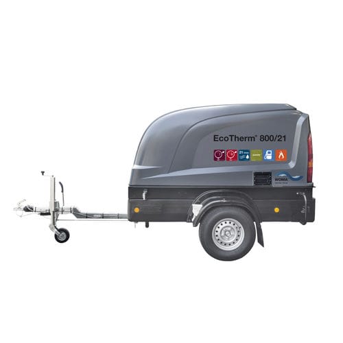 Очиститель высокое давление на горячей воде - EcoTherm - WOMA GmbH - с дизельным двигателем / на прицепе / с резервуаром