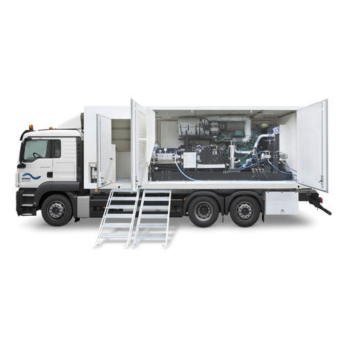 Очиститель высокое давление с дизельным двигателем - EcoMaster D 550Z ZWG - WOMA GmbH - на грузовике