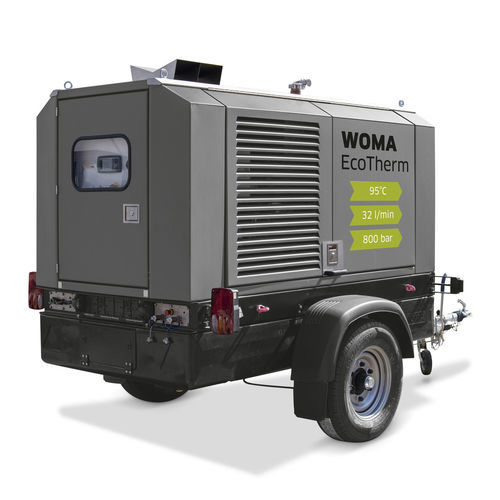 Очиститель высокое давление на горячей воде - EcoTherm 800 - WOMA GmbH - с дизельным двигателем / на прицепе