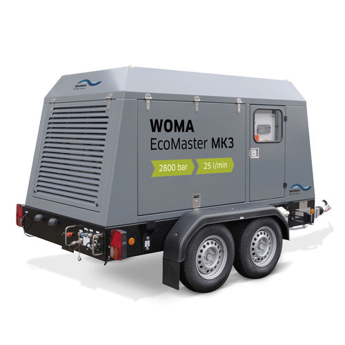 Очиститель высокое давление холодной водой - Ecomaster MK3 - WOMA GmbH - с дизельным двигателем / мобильный / на прицепе