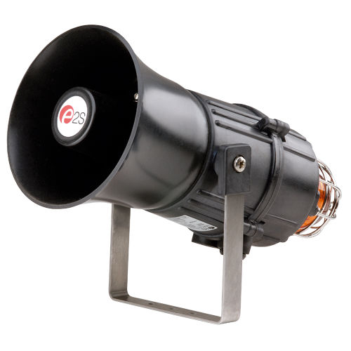 Передатчик аварийного звукового сигнала с ксеноновой фарой - E2xCS112-5 - E2S Warning Signals - с сигнальным огнем / коррозионностойкий