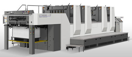 Печатная машина ротогравюра - LITHRONE A37P - Komori - 4-цветная / 2-цветная / двусторонняя