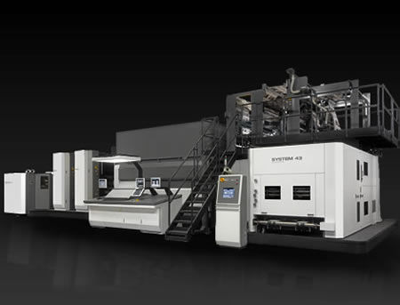 Ротационная офсетная печатная машина - SYSTEM 43 - Komori - 2-цветная / для бумаги