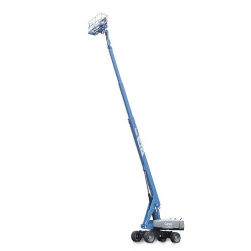 Гибридный телескопический подъемник - S®-85 XC™ FE - Genie - колесный / самоходный / для строительства
