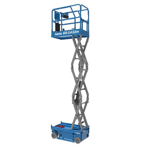 Колесный ножничный подъемник - GS™-1432m E-Drive - Genie - самоходный / электрический / для внутреннего и внешнего пользования