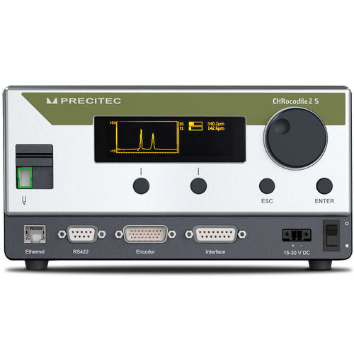 Конфокальный датчик с хроматическим кодированием - CHRocodile 2S series - PRECITEC OPTRONIK - для измерения толщины / для измерения расстояний / бесконтактный