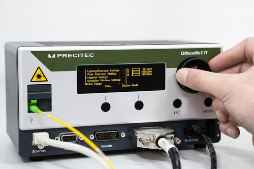 Инфракрасный интерферометрический датчик - CHRocodile 2 IT series - PRECITEC OPTRONIK - для измерения толщины / бесконтактный