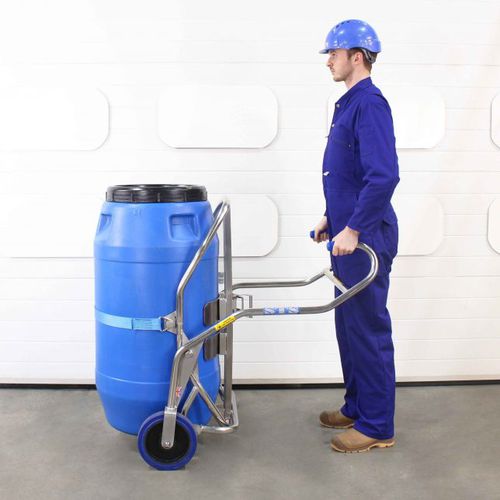 Подъемник для бочек с ручным управлением - DTC02 - STS - Bespoke Handling Equipment - переносной / с захватом / из нержавеющей стали