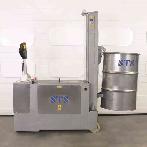 Гидравлический подъемник для бочек - DPC01-R500-SS - STS - Bespoke Handling Equipment - с ручным управлением / на батарее / с противовесом