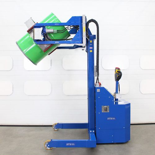Опрокидыватель для бочек - STE05 / STP05-RRH01-Ex - STS - Bespoke Handling Equipment - электрогидравлический / мобильный