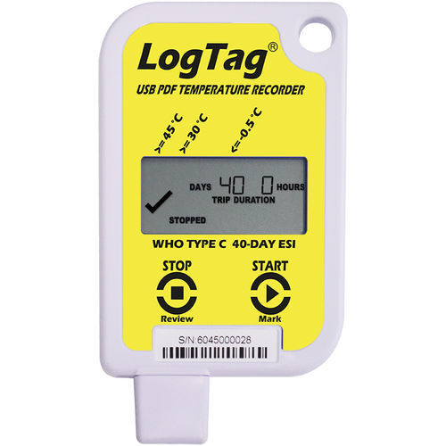 Регистратор данных для измерения температуры - USRID-16W - Logtag - USB / с дисплеем LCD