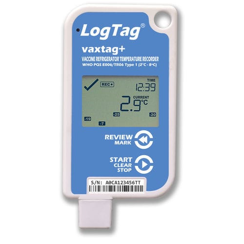 Регистратор данных для измерения температуры - VAXTAG+  - Logtag - USB / с дисплеем LCD / для контроля