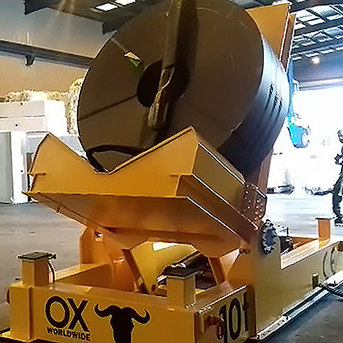 Кантователь для бочек - LR Series - Ox Worldwide - нагрузки / электрический / гидравлический