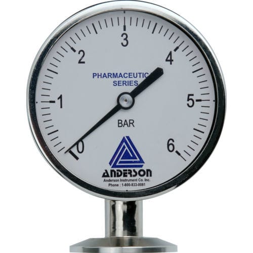 Аналоговый манометр - EM - Anderson-Negele | Negele Messtechnik GmbH - из нержавеющей стали / мембранный / IP66