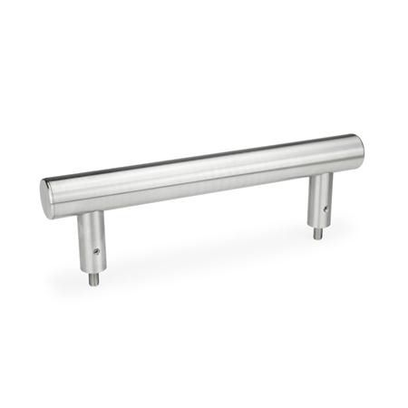 Рукоятка скоба - GN 666.7 - Otto Ganter GmbH & Co. KG - трубчатая / дверная / из нержавеющей стали