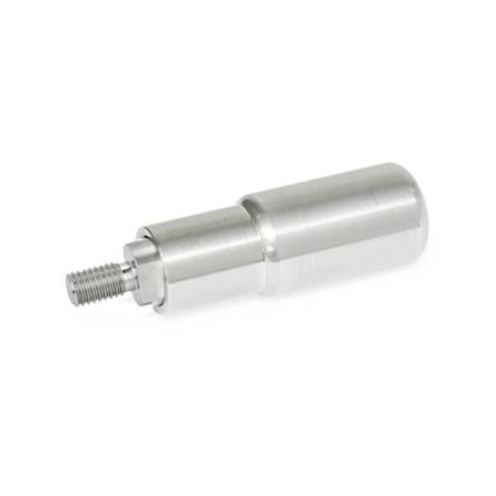 Трубчатая рукоятка - GN 798.4 - Otto Ganter GmbH & Co. KG - дверная / из нержавеющей стали / цилиндрическая