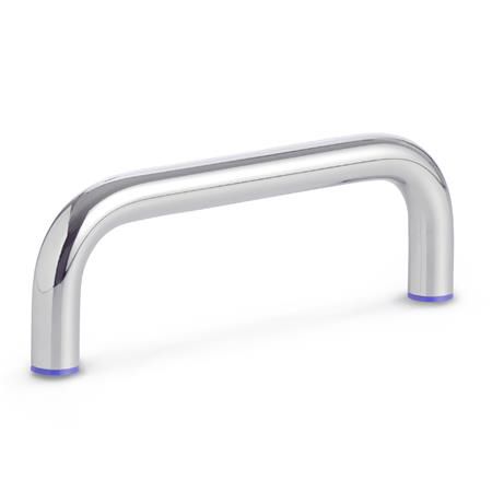 Трубчатая рукоятка - GN 429 Hygienic Design - Otto Ganter GmbH & Co. KG - дверная / из нержавеющей стали / U-образная