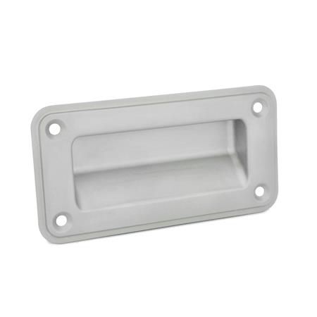 Вмонтированная рукоятка - GN 7332 - Otto Ganter GmbH & Co. KG - из нержавеющей стали / фиксированная