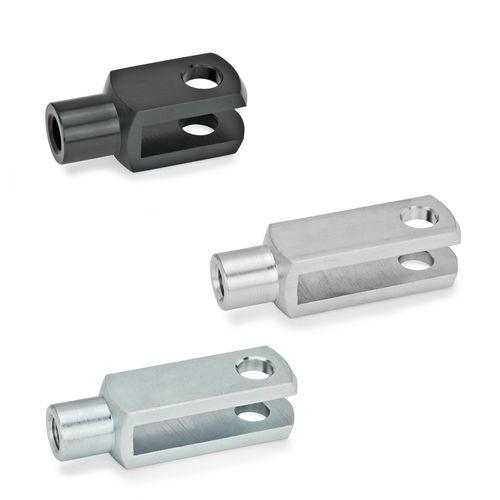 Головка проушины из стали - DIN 71752 - Otto Ganter GmbH & Co. KG - из алюминия / из нержавеющей стали