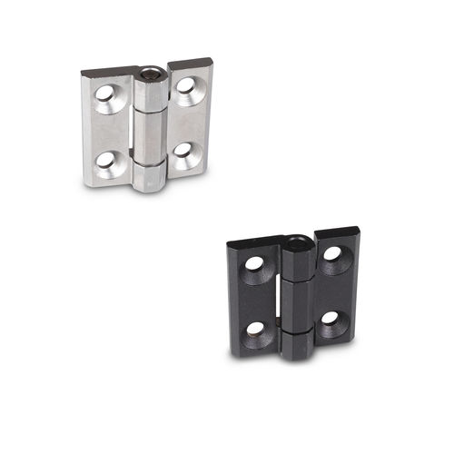 Шарнир из нержавеющей стали - GN 237.3 - Otto Ganter GmbH & Co. KG - привинчиваемый / 180° / для высоких нагрузок