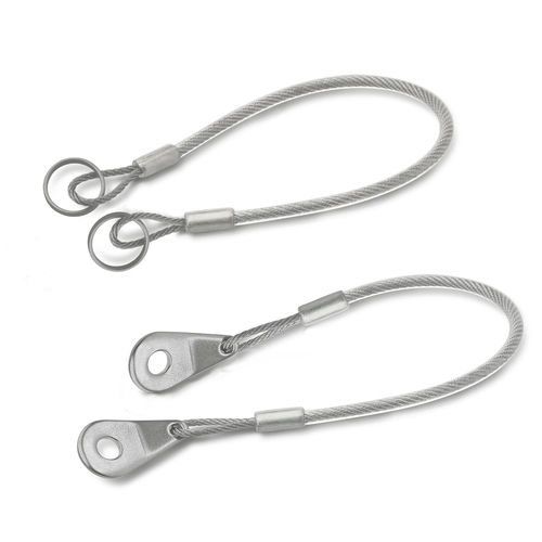 Удерживающий кабель из нержавеющей стали - GN 111.8 - Otto Ganter GmbH & Co. KG - гибкий
