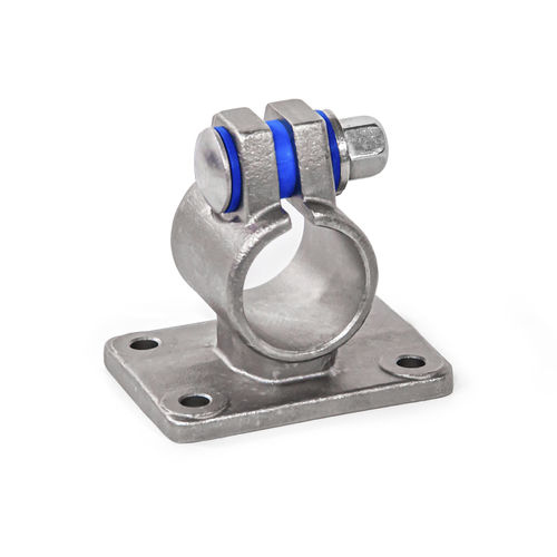 Круглый трубный соединитель - GN 146.5 - Otto Ganter GmbH & Co. KG - из нержавеющей стали / напольная опора