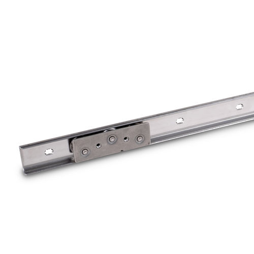 Линейная направляющая с роликами - GN 1490 - Otto Ganter GmbH & Co. KG - на профильной рейке