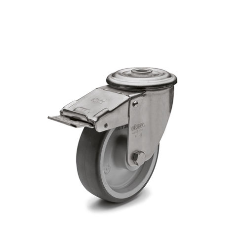 Неподвижный ролик - GN 22872 - Otto Ganter GmbH & Co. KG - с пластиной / для средних нагрузок / из эластомера