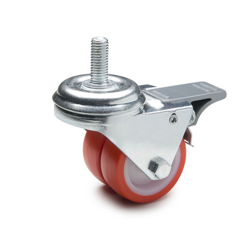 Поворотный ролик - GN 22880 - Otto Ganter GmbH & Co. KG - со стержнем / с пластиной / для легкого груза