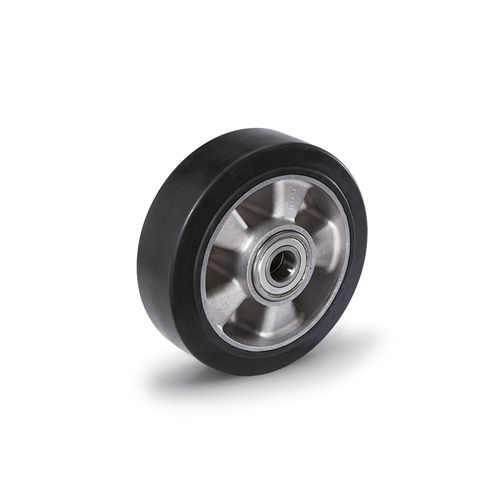 Колесо с бандажом - GN 22875 - Otto Ganter GmbH & Co. KG - из алюминия / гладкое / из каучука