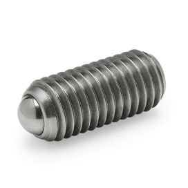 Нажимная кнопка из нержавеющей стали - GN 615.3 - Otto Ganter GmbH & Co. KG - с пружиной
