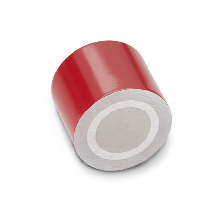 Магнит из NdFeB - GN 52.3 - Otto Ganter GmbH & Co. KG - удерживающий цилиндрический / в форме цилиндрического прутка / с муфтой с внутренней нарезкой