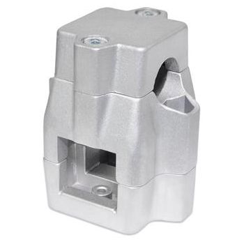 Квадратный трубный соединитель - GN 135 - Otto Ganter GmbH & Co. KG - из алюминия / центральная опора