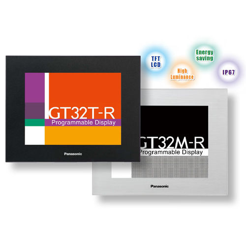 Терминал с сенсорным экраном - GT32-R series - Matsushita Electric Works - встраиваемый / 320x240 / TFT LCD