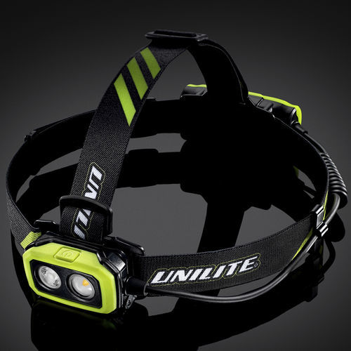 Светодиодная лобная лампа - HT-680R - Unilite - с батареей / заряжаемая / IP65