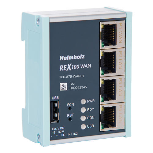 Маршрутизатор с удаленным доступом - REX 100 - Helmholz GmbH & Co. KG - связи / для передачи данных / Ethernet