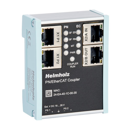 Соединитель EtherCAT - 700-161-3EC02 - Helmholz GmbH & Co. KG - ProfiNet / входа/выхода / полевой шины