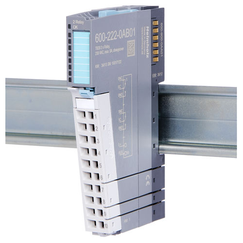 Цифровой выходной модуль - 600-222-0AB01 - Helmholz GmbH & Co. KG - 2 S / 4 цифровых выхода / с релейным выходом