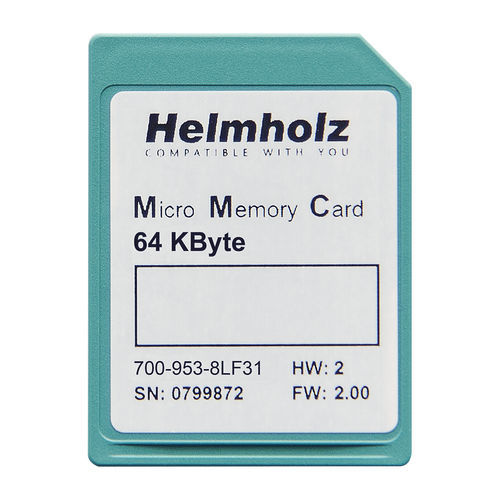 Карта памяти микрокарта - 700-953-8LF31 - Helmholz GmbH & Co. KG - 64 кБ / промышленная