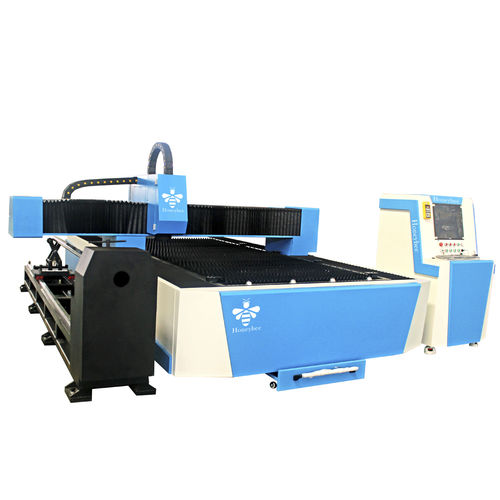 Станок для резки волоконный лазер - HB-FL3015P - Dalian Honeybee CNC Equipment Co., Ltd - для металла / для листа / ЧПУ