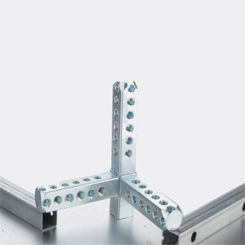 Т-образный трубный соединитель - AN-103 - Arihant Panel Fittings Private Limited - квадратный / из стали