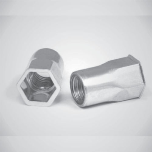 Полушестигранная гайка - HA-SM Series - Arihant Panel Fittings Private Limited - закладная заклепка / из оцинкованной стали / с плоской головкой