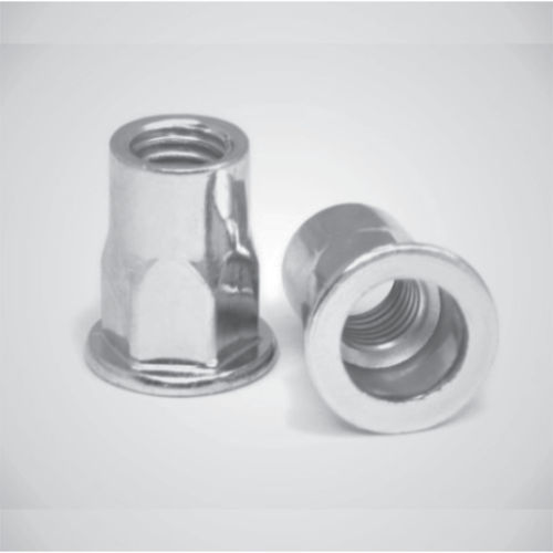 Полушестигранная гайка - HA-LM Series - Arihant Panel Fittings Private Limited - закладная заклепка / из оцинкованной стали / с плоской головкой