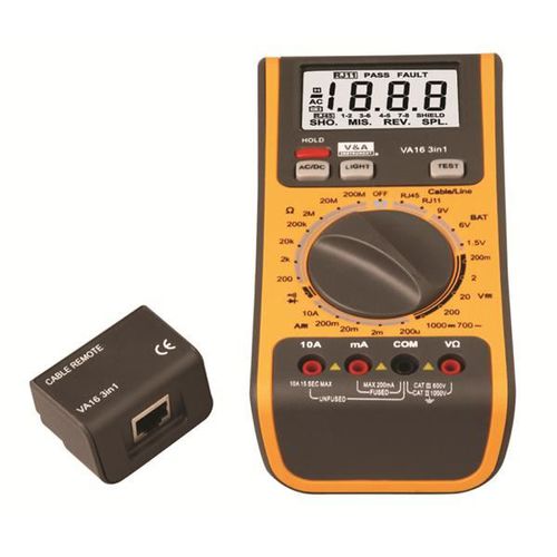Цифровой мультиметр - VA16 - Shanghai Yi Hua V&A Instrument Co., Ltd. - переносной / 1000 В / 600 В