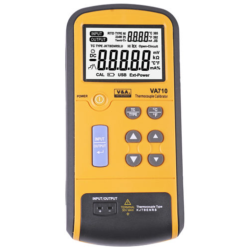 Калибратор для измерения температуры - VA710 - Shanghai Yi Hua V&A Instrument Co., Ltd. - для термопары / цифровой / портативный