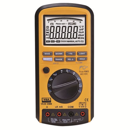 Цифровой мультиметр - VA38 - Shanghai Yi Hua V&A Instrument Co., Ltd. - переносной / 1000 В / 10 A