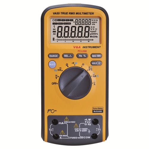 Цифровой мультиметр - VA55 - Shanghai Yi Hua V&A Instrument Co., Ltd. - переносной / 1000 В / 10 A